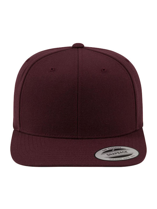 Klassischer Snapback Maron Maron Einer
