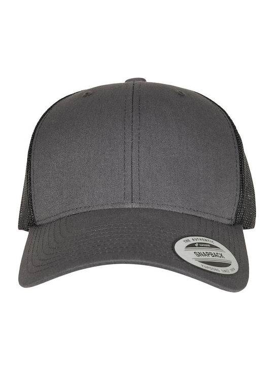 Jockey Retro Camionagiu 2-Tone Cărbune Negru One