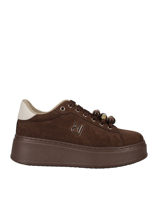 Women's Flatforms Sneakers Brown