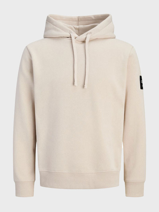 Jack & Jones Hanorac cu glugă bej