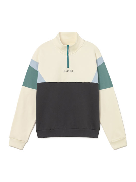 Kaotiko Суитшърт Ivory Black Niagara Kaotiko Суитшърт Ivory Black Niagara