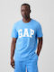 Everyday Soft Herrenblusen Kurzarm Union Blau