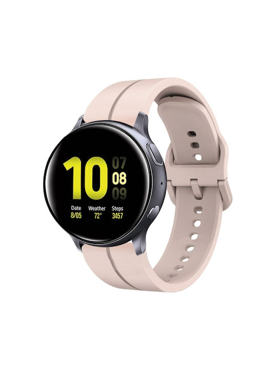 Samsung Galaxy Watch Active 2 40mm 20mm Loop Silikon Tragbare Bänder Rosa