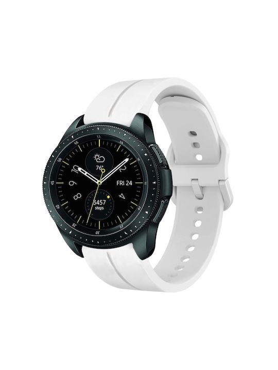 Samsung Galaxy Watch 42mm Curea Loop din silicon 20mm Alb