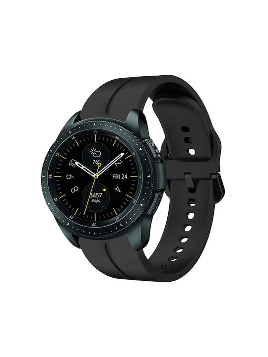 Samsung Galaxy Watch 42mm 20mm Loop Silicone Watch Band Black