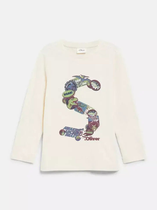 Kids Long-sleeved Blouse Beige