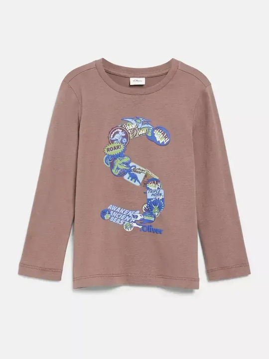 s.Oliver Kids Long-sleeved Brown Top