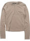 Kids Long-Sleeved Blouse Mocha