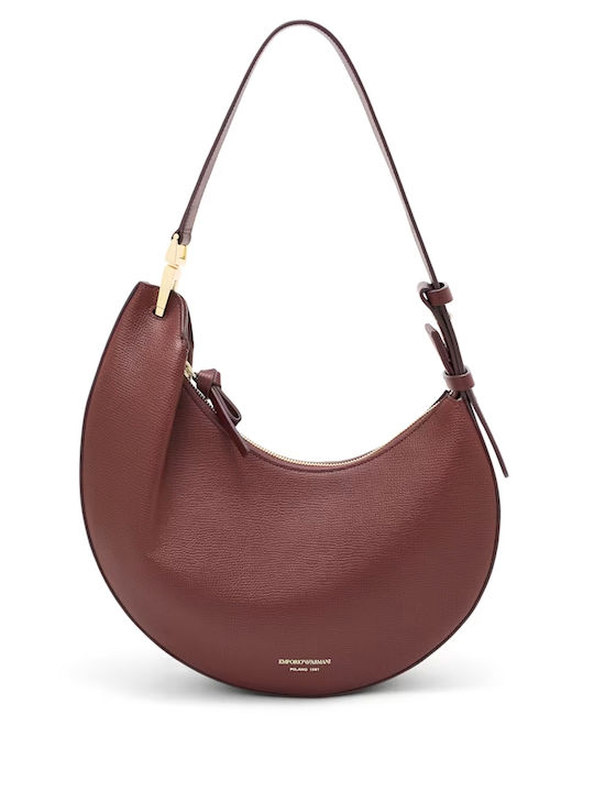 Leder Damen Hobo Tasche Wildleder Burgundisch