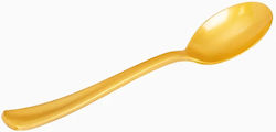 Gold Party Spoons 12 Pieces