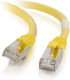3M S/FTP Cat.6a (Gigabit) Мрежов Кабел Ethernet 3м Жълт