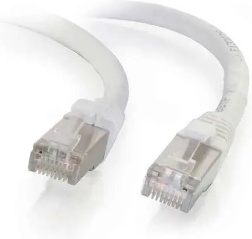 3M S/FTP Cat.6a (Gigabit) Мрежов Кабел Ethernet 3м Бял