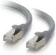 3M S/FTP Cat.6a (Gigabit) Мрежов Кабел Ethernet 3м Сив