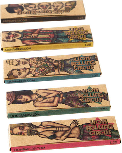 Lion Rolling Circus Хартия За Търкаляне На Цигари 50 Листа 1 Брой