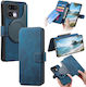 Caseneo Realme 16 Pro Plus 5g Θήκη Retro Leather Πορτοφόλι Blue