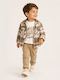 Kids Set with Pants & Coat Winter 3 Pieces Beige