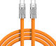 Leewello Cable USB-C Male - USB-C Orange 1.2m 783087-Orange