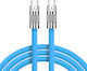 Leewello Leewello USB Typ-C Kabel Männlich Blau 2m