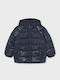 Kids Casual Short Jacket Dark Blue