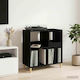 vidaXL Mobilier Hi-Fi Negru 39.5x82x82.5cm