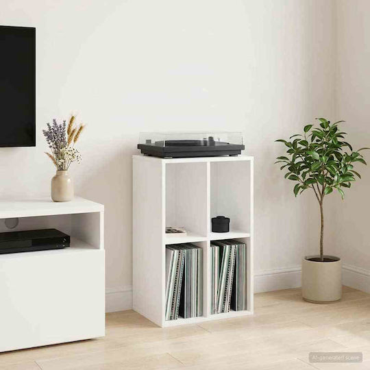 vidaXL Hi-Fi Furniture White 36.5x44.5x74.5cm