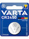 Varta Батерия Литий За Часовници CR2450 3V 1 Брой