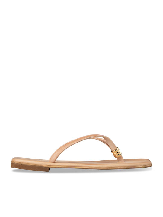 Women's Flat Sandals Beige