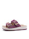 Sandale casual damă Burgundy
