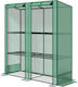 84H-241V00GN House Type Greenhouse with Shelves 1.44x0.48x1.52m
