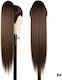 Ponytail Gkm Synthetische Menschliche Haare Keratin Kanekalon Nicht Frizz Nicht Glänzend Nicht Verwickelt Gerade System Nester 71 Cm Code 4