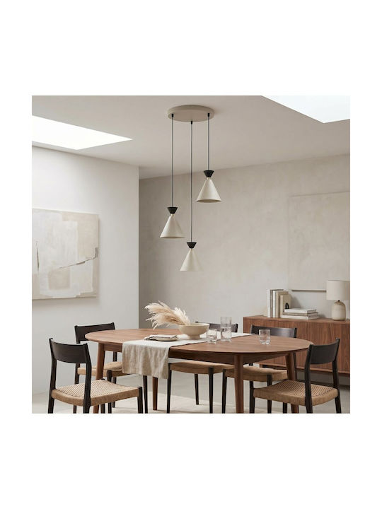 Emibig Beige Pendant Ceiling Light