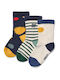 Liewood Kids' Socks Silas Universe Classic Navy 3 Pair