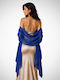 Suga Women's Blue Shawl