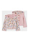 Kids Knitted Cardigan Rose Jacket