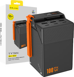 Blavec BJ-50 Tytan Power Bank 50000mAh 100W mit 3 USB-A Ausgangsanschlüsse und 3 USB-C Ausgangsanschlüsse Schwarz Blavec BJ-50 Tytan Power Bank 50000mAh 100W mit 3 USB-A Ausgangsanschlüsse und 3 USB-C Ausgangsanschlüsse Schwarz