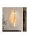Keskor Wall Lamp Panel with Integrated LED Gold 15x4.5x31cm