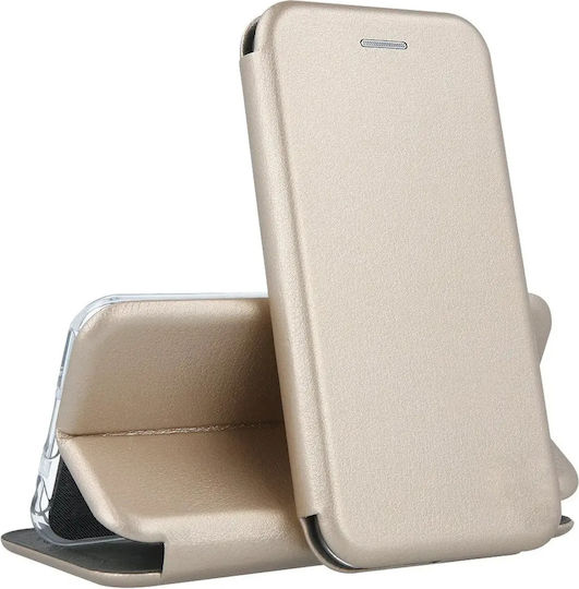 Book Piele Artificială Auriu Galaxy A54 Oppo A54 5G / A74 5G