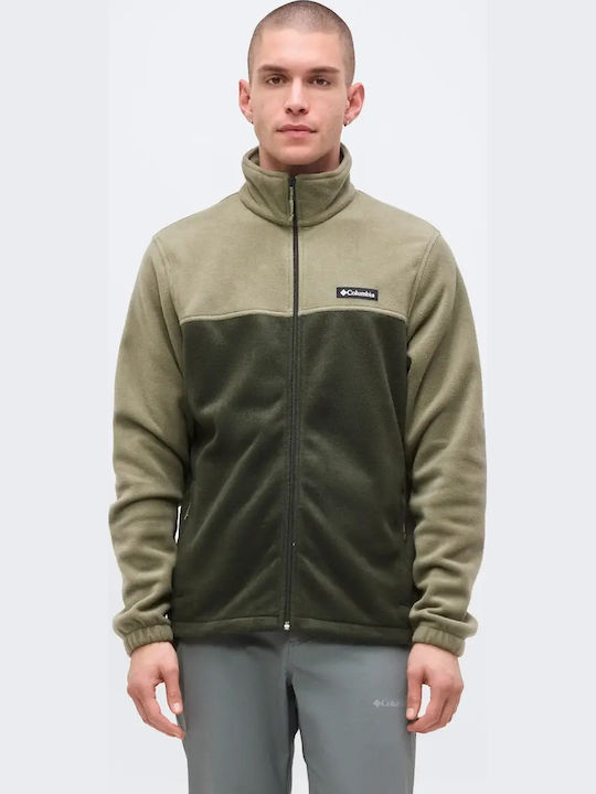 Steens Mountain Full Men's Fleece Jacket Khaki