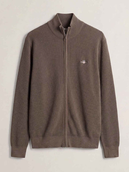 Men's Knitted Brown Cardigan