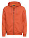Men's Hooded Cardigan Orange