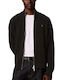 Men's Knitted Black Cardigan
