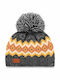 Kinder Beanie Gestrickt Grau