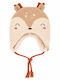 Kinder Beanie Gestrickt Beige