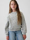 Fleece Kids Sweatshirt Grey