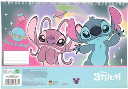Μπλοκ Ζωγραφικης Disney Lilo & Stitch 30 Φυλλα ...