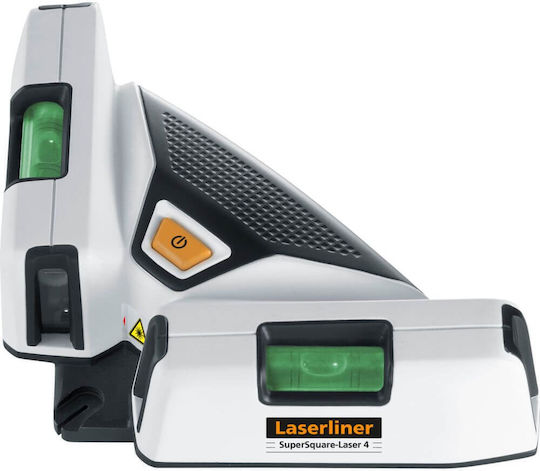 Laserliner SuperSquare-Laser 4 Line Laser Level Red Beam 1.5V with Working Range 15m