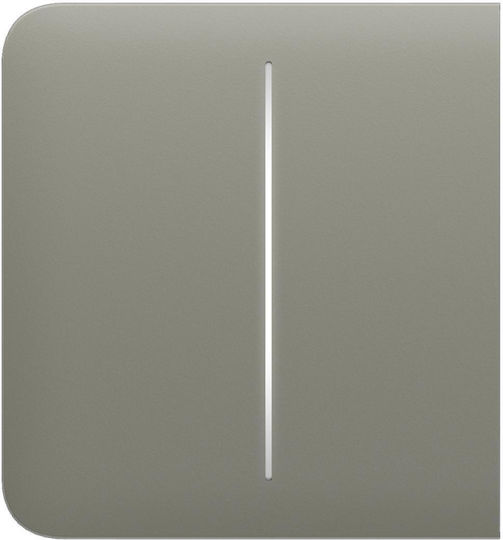 Ajax Side Button 2-Gang Olive Side Front Plate Frame 2 3 4 Or 5 Positions of Wireless Double Light Control Switch Olive