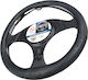Car Steering Wheel Cover Leatherette Black with...