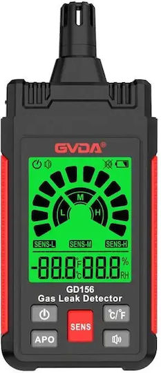 GVDA GVDA-GD156 Gaszähler CH4 / C3H6O / NH3 / C4H10 / C3H8