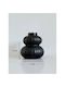 SteweHome Vază Decorativă Din Plastic Neagră x13xÎ14cm